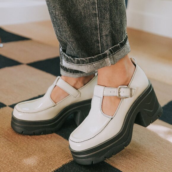 Free People Shoes - NEW Free People Mayla Platform Mary Jane Sandals Size 9